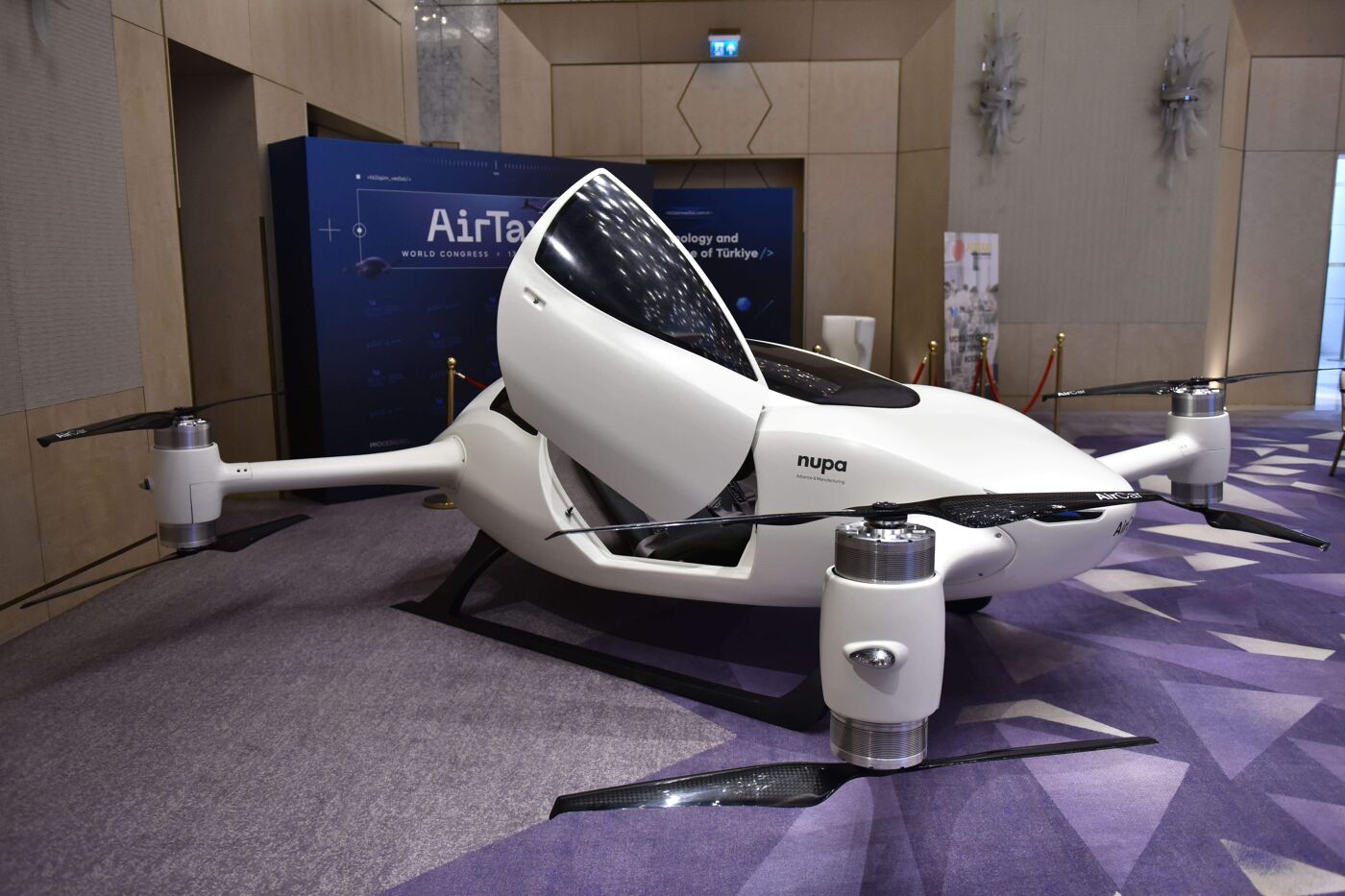 Hybrid Electric Aircraft showcasing innovative technology